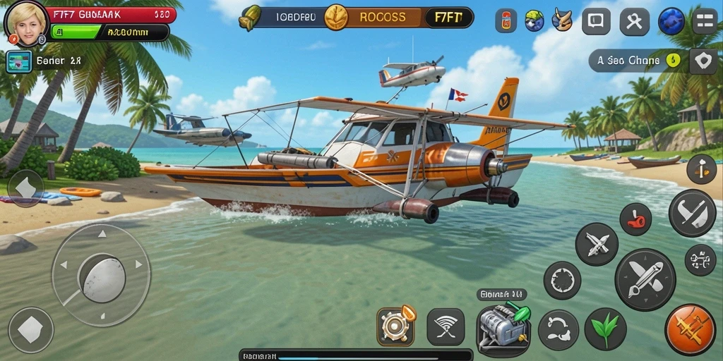 Tampilan gameplay F7F7 yang menarik dan santai.