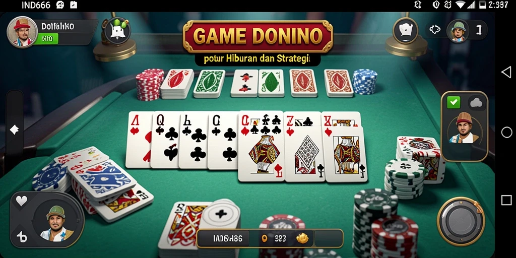 Tampilan gameplay seru dan menarik di IND666.