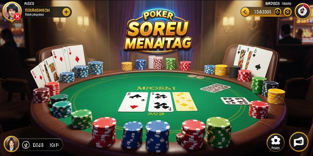 Tampilan gameplay MPO303 yang seru dan interaktif di dalam aplikasi poker.