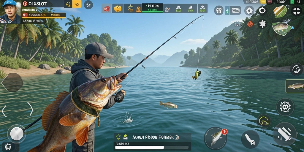 Tangkapan layar utama OLXSLOT menampilkan gameplay Fishing yang seru dan mendebarkan.
