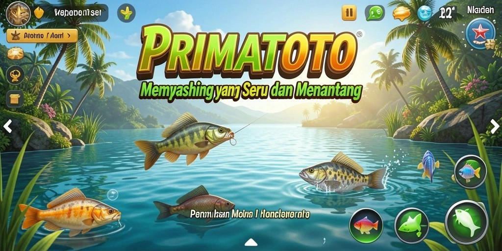 Tangkapan ikan besar dalam gameplay PRIMATOTO.