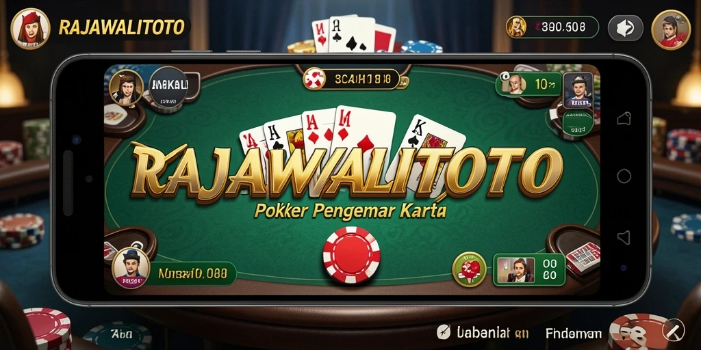 Tampilan permainan Poker yang seru di RAJAWALITOTO.