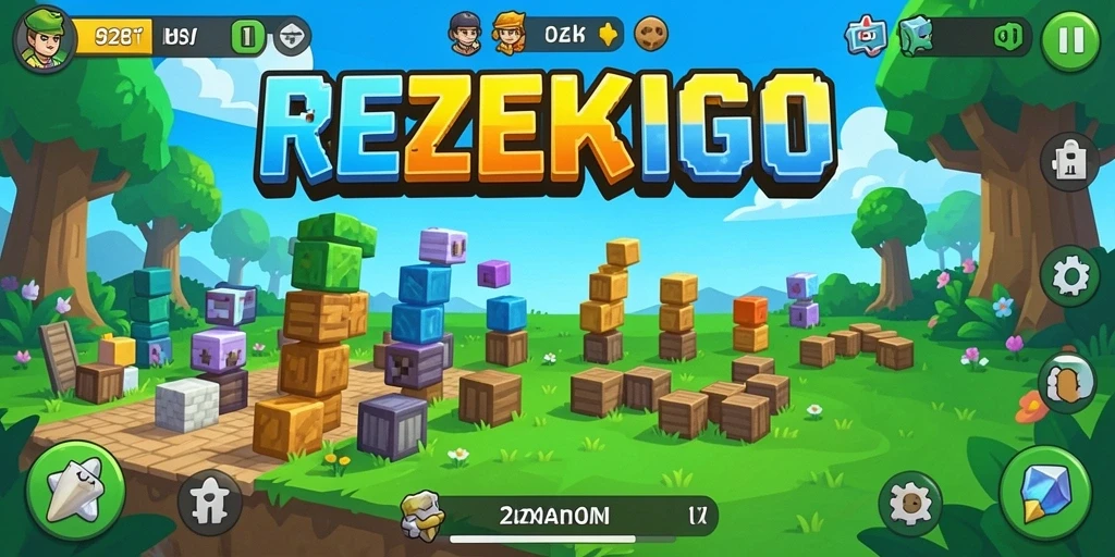 Tampilan gameplay menantang dari REZEKIGO yang penuh teka-teki.